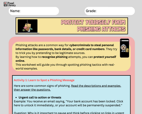 Protect Yourself from Phishing Attacks- With Answer Key