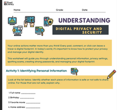 Understanding Online Privacy and Security- With Answer Key